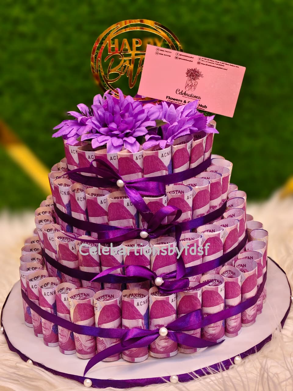 "Luxurious Money Cake – A Unique Celebration Gift"