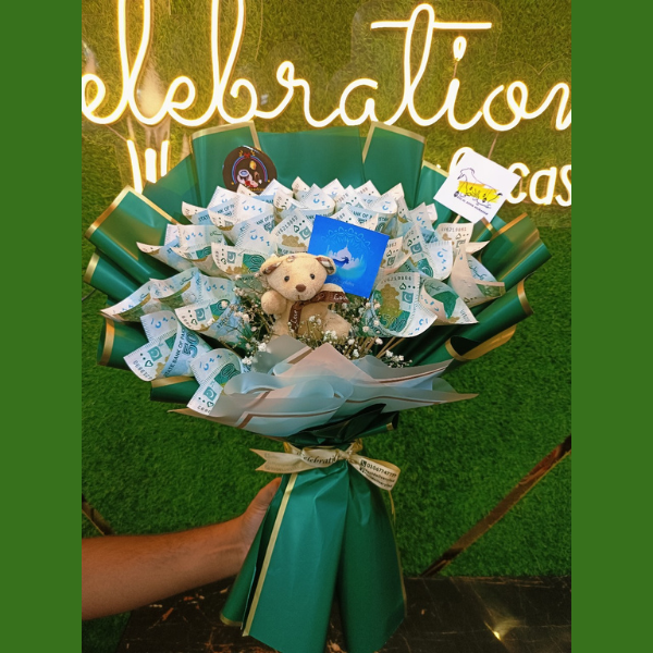 Money Bouquet  & Teddy
