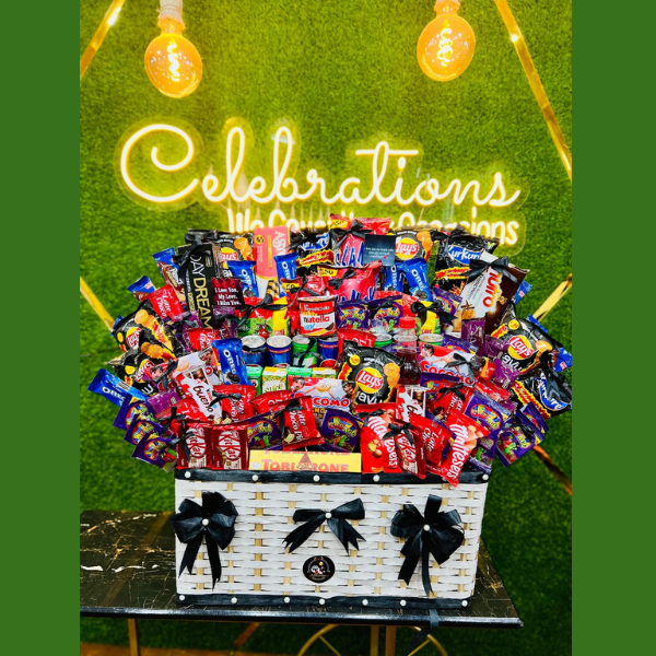 Signature Basket, Snakes with Chocolates