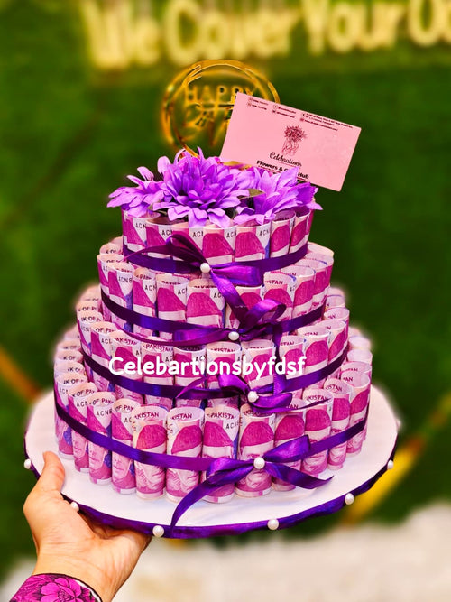 "Luxurious Money Cake – A Unique Celebration Gift"