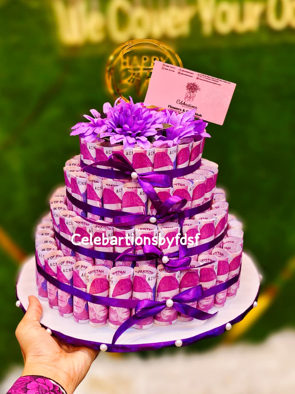 "Luxurious Money Cake – A Unique Celebration Gift"